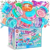 Amazon | FunKidz 35.16 FL OZ サマーマーメイドスライムトイ 6